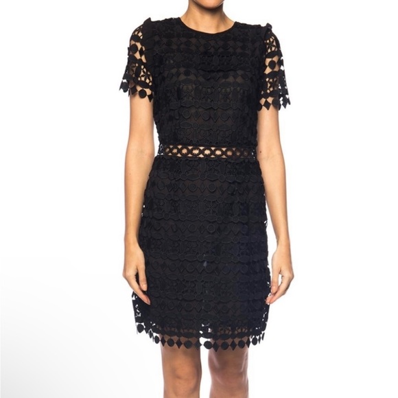 Michael Kors Black Lace Dress Size 2 - Picture 1 of 7